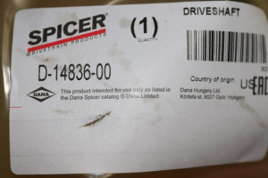 Вал карданный D-14836-00 Dana Spicer